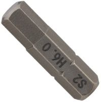 Бита шестигранная HEX H6 длина 25 мм SGS 6325-H6.0, сталь S2